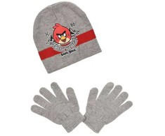 Kepurė Angry Birds Heavy Hitters vaikiška kepuraitė + pirštinės 54 cm