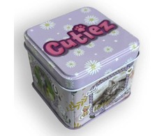 Animals Cutiez mini metalinė dėžutė 7,5 cm