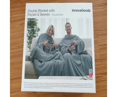 Antklodė su dviem rankovėmis su centrine kišene Doublanket InnovaGoods