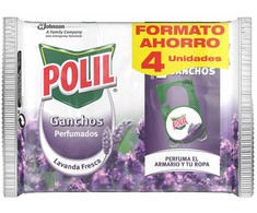 Polil Gancho Lavanda 4 Vnt.