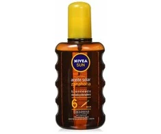"Nivea" purškiamas aliejus nuo saulės Spf 6 200ml