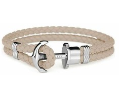 Biżuteria PAUL HEWITT PHPHLSHXS. Bransoletka, Kolor sidabrinė smėlio spalva. Unisex.