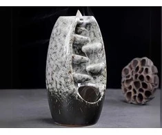 Drėkintuvas Keraminis kvapų difuzorius su 10 dagčių, 20x9 cm, pilkas