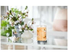 Yankee Candle Aromatinė žvakė Signature tumbler large Mango Ice Kreminis 567 g