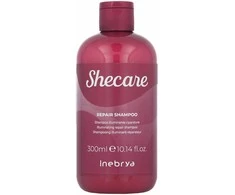 Inebrya Shecare Repair Šampūnas atkuriamasis plaukų šampūnas, 300 ml
