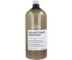 L'Oréal Professionnel Série Expert Absolut Repair Molecular Professional Šampūnas molekulinę struktūrą atstatantis šampūnas pažeistiems plaukams, 1500 ml