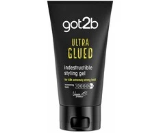 Schwarzkopf Got2b Ultra Glued Glued Styling Gel itin stiprios fiksacijos plaukų formavimo gelis, 150 ml