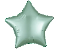 AMSCAN folijos balionas Luster Mint Žalias star 48cm 9914109