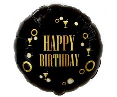 GoDan Balon foliowy 18" HappyBday B_GParty FG-OHBK 68501