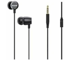 Ausinės Aiwa Įstatomos į ausis (į ausis įkišamos tipo) ausinės AIWA ESTM-20BK 105dB 16ohm Juoda