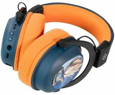 Blade DB2001 Ausinės su laidiniu ir belaidiu valdymu žaidimams su USB C tipo „Bluetooth“ juodos, pilkos, oranžinės