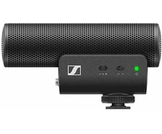 „Sennheiser MKE 400“ – kondensatorinis mikrofonas, superkardioidinis