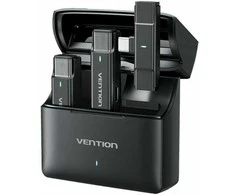 Set of 2 Vention USB-C microphones + charging case