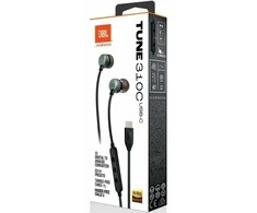 Laidinės ausinės JBL Tune 310C, Juodos
