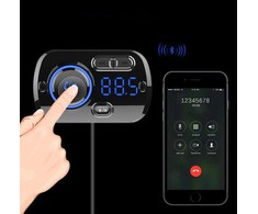 Bluetooth usb 5.0 multifunctional fm transmitter 8in1