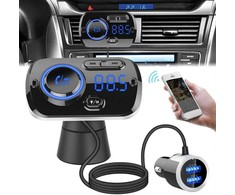 Bluetooth usb 5.0 multifunctional fm transmitter 8in1