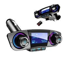 Fm transmitter bluetooth usb 5.0 multifunctional 8in1