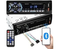 Automagnetola Bluetooth USB AUX SD 1-DIN su pultu