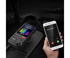 Bluetooth FM moduliatorius su USB įkrovikliu ir laisvų rankų įranga