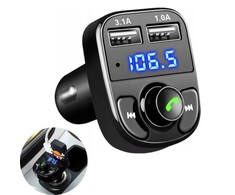FM siųstuvas su USB ir Bluetooth MP3 grotuvas