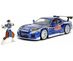 Kolekcinis modelis Jada Toys: Street Fighter 1993 Mazda RX-7 1:24