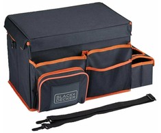 Black &amp; Decker Juodas &amp; Decker Juodas+DECKER automobilio bagažinės organizatorius su nešiojimo diržu 47.5 × 25 × 30 cm 8711252235752