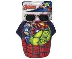 „Avengers“ akinių nuo saulės ir beisbolo kepuraitės rinkinys