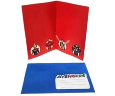 „Avengers Marvel“ 3D sveikinimo atvirukas