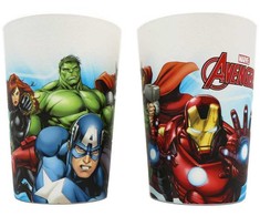 „Avengers Mighty“ plastikinių puodelių rinkinys (2 vnt.), 230 ml