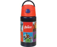 Avengers Smash aliuminio butelis su kabliuku 500 ml