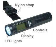 Bagažo svarstyklės su LED apšvietimu