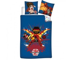 Bakugan Drakonų mūšio patalynės komplektas 140√π200cm, 63√π63 cm mikropluošto