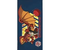 Bakugan vonios rankšluostis, paplūdimio rankšluostis 70x140cm (greitai džiūstantis)
