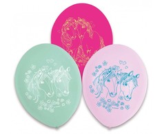 Balionai „Arkliai ir poniai“, 6 vnt. 9 colių (22,8 cm)