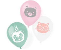Balionai „Hello Pets“, 6 vnt., 9 colių (22,8 cm)