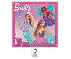 GoDan Barbės fantazijos popierinės servetėlės 33x33cm 20 vnt.