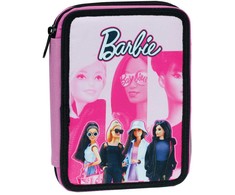 Barbie Chic pieštukų dėklas, užpildytas 2 lygiais