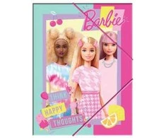 Barbie Happy Thoughts A/4 elastinis aplankas