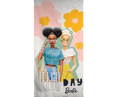 Barbie Hello vonios rankšluostis, paplūdimio rankšluostis 70x140cm (greitai džiūstantis)