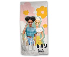 Barbie Hello vonios rankšluostis, paplūdimio rankšluostis 70x140cm (greitai džiūstantis)