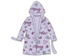Barbie Love vaikiškas chalatas 4-10 metų / 104-140 cm