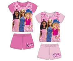 Barbie madinga vaikiška trumpa pižama 3-8 metų vaikams