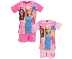 Barbie madinga vaikiška trumpa pižama 3-8 metų vaikams