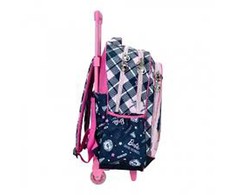 Barbie Mode mokyklinė kuprinė su ratukais, 46 cm