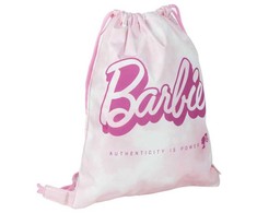 Barbie Power raišteliu užtraukiamas krepšys, kuprinė 39 cm