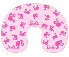 Barbie rožinė kelioninė pagalvė, kaklo pagalvė