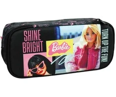 Barbie Shine Bright dviejų skyrių pieštukų dėklas, 26 cm