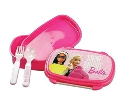Barbie Shine Bright sumuštinių dėžutė + stalo įrankių rinkinys