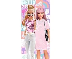 Rankšluostis Mattel Barbie cotton beach towel