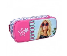 Barbie vasaros dviejų skyrių pieštukų dėklas, 26 cm